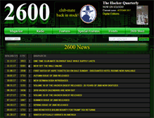 Tablet Screenshot of 2600.com