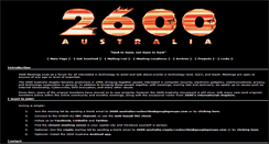 Desktop Screenshot of 2600.org.au